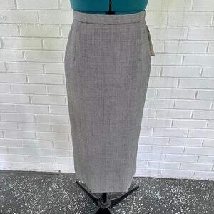 Vintage 90s NWT Pendleton wool houndstooth pencil skirt